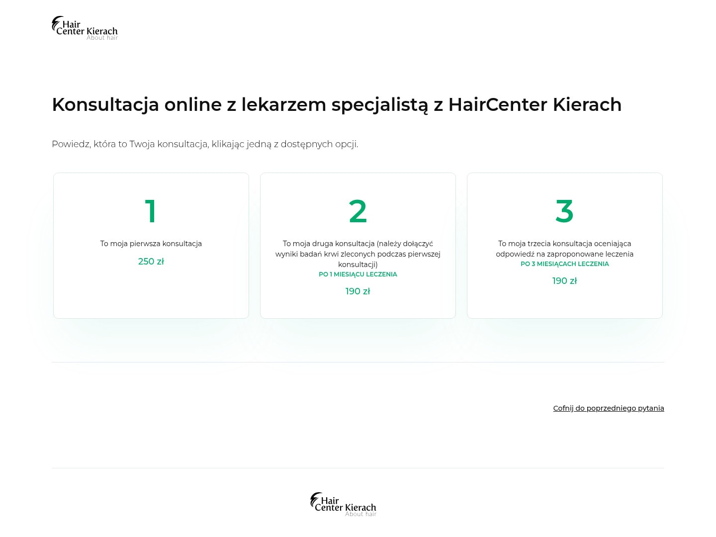 Konsultacja podzielona na jasne etapy