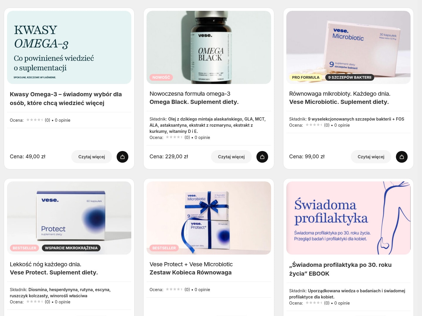 Katalog produktowy bez presji